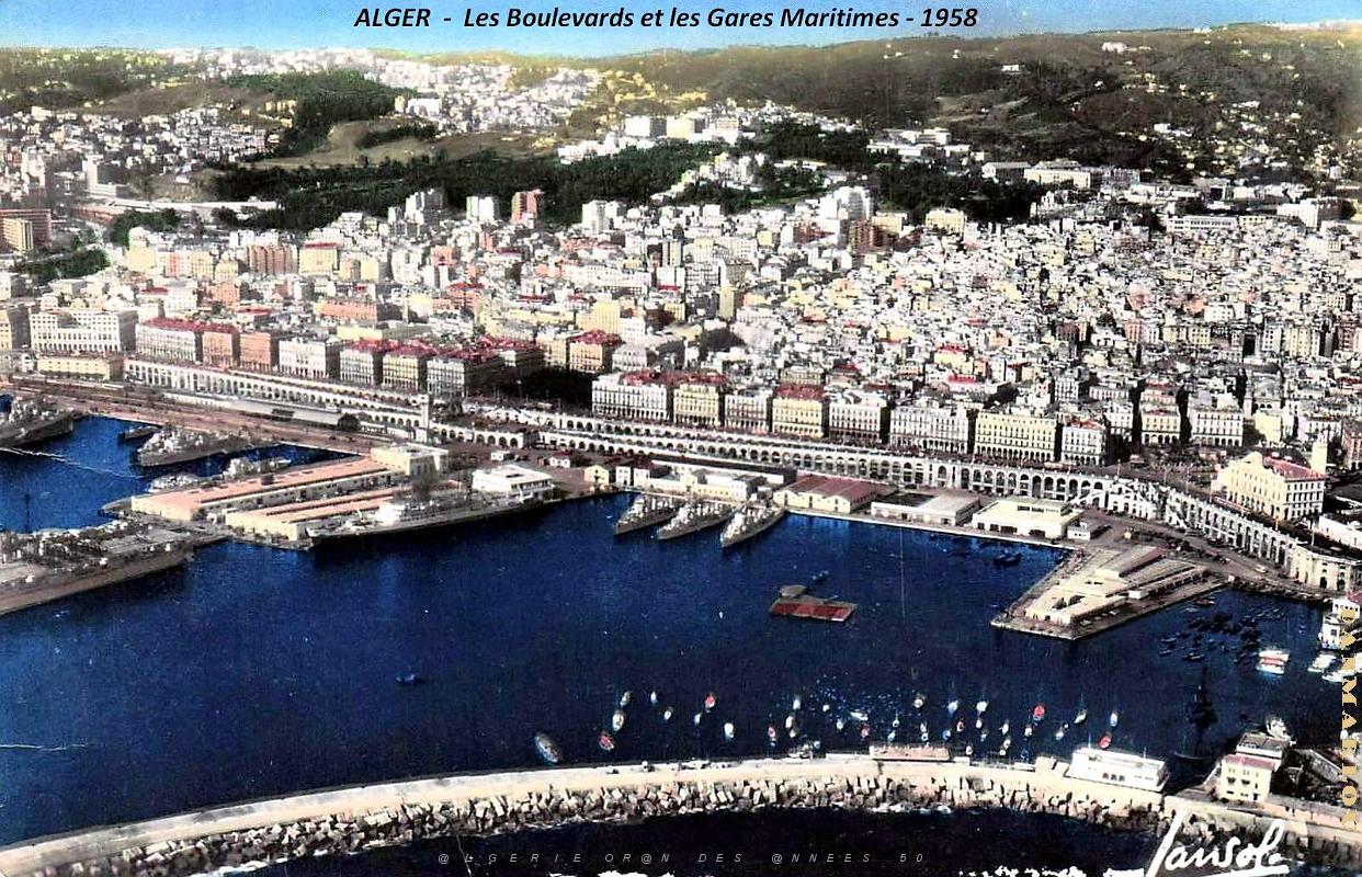 Alger - Boulevards et Gares Maritimes - 1958.jpg